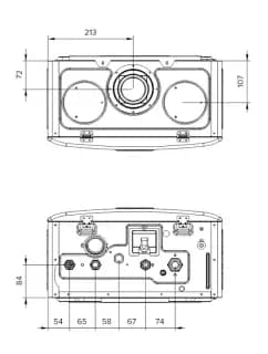 Настенный газовый котел Kiturami World Alpha WA18 (С-S) медь + Пульт управления NCTR 100WR WiFi — фото 3