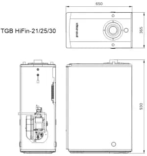 Газовый котел Kiturami TGB-30R — фото 3