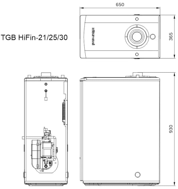 Газовый котел Kiturami TGB-30R — фото 3